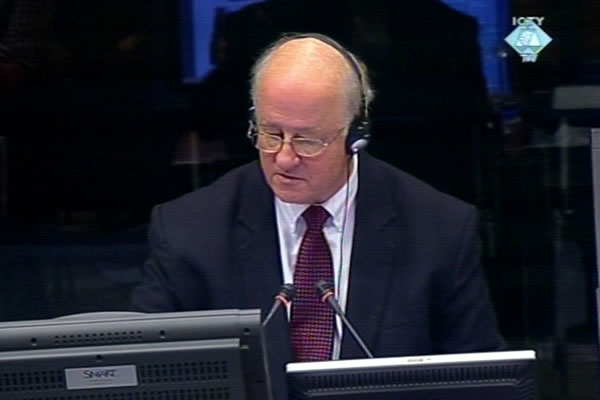 Andras Riedlmayer, svjedok na suđenju Radovanu Karadžiću 