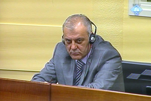 Dragomir Pećanac u sudnici Tribunala