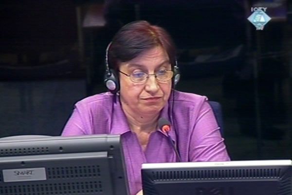 Mirsada Malagić, svjedok na suđenju Radovanu Karadžiću 