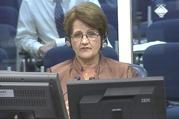 Teufika Ibrahimefendić, svjedok na suđenju Ratku Mladiću 
