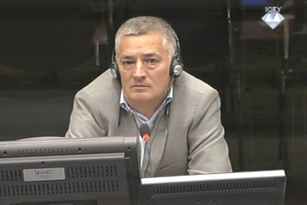 Milomir Šoja, svjedok na suđenju Ratku Mladiću 