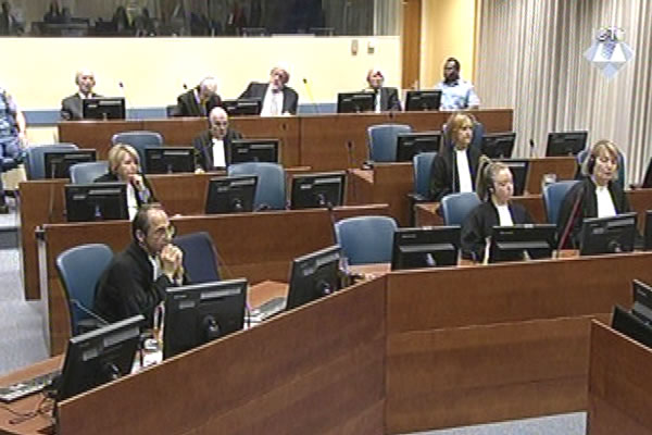 Jadranko Prlić, Bruno Stojić, Slobodan Praljak i Milivoj Petković u sudnici Tribunala