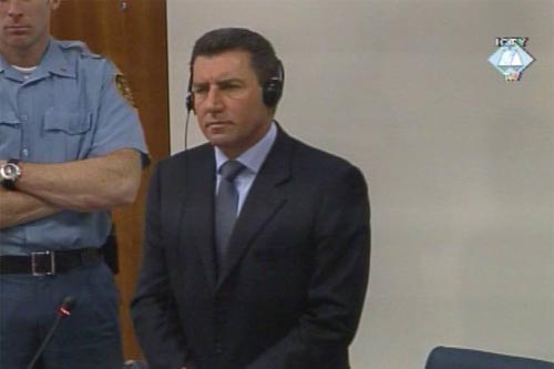 Ante Gotovina na prvom pojavljivanju u Tribunalu