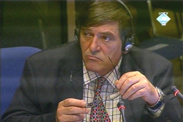 Božidar Filić, svjedok odbrane Sretena Lukića