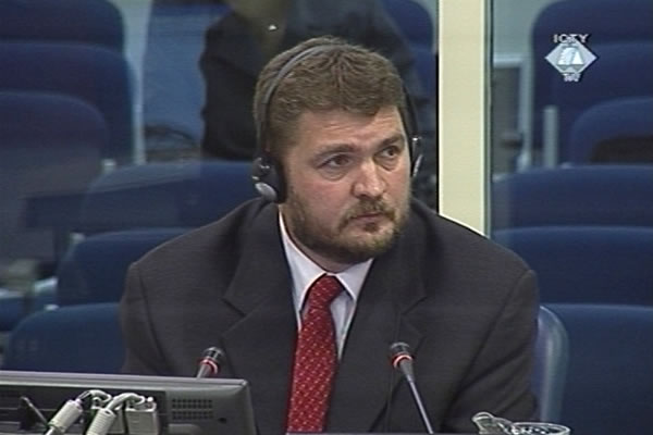 Dean Manning, svjedok na suđenju oficirima vojske i policije bosanskih Srba optuženim za zločine u Srebrenici