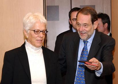 Carla del Ponte i Javier Solana
