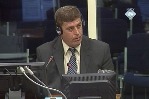 Dragan Stevanović, svjedok na suđenju oficirima RS optuženim za zločine u Srebrenici i Žepi