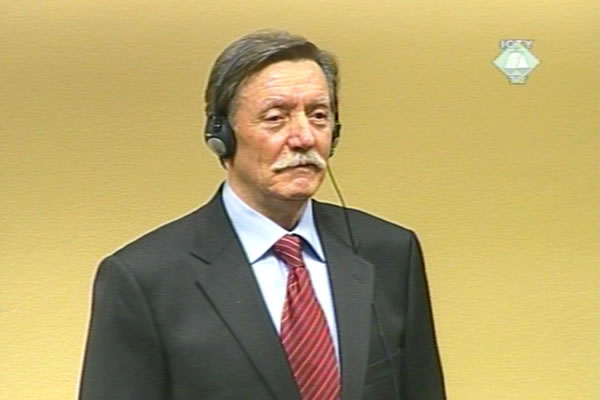 Dragomir Milošević u sudnici Tribunala