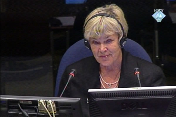 Elisabeth Rehn, svjedok na suđenju Gotovini, Čermaku i Markaču