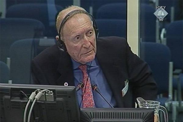 Herbert Okun, svjedok optužbe na suđenju šestorici bivših lidera bosanskih Hrvata