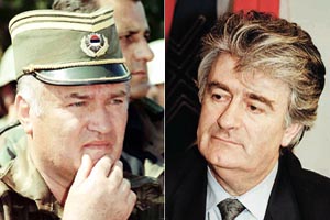 Radovan Karadžić i Ratko Mladić