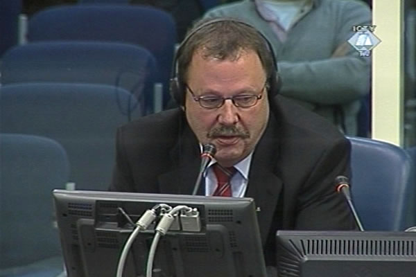 Cees Nicolai, svjedok na suđenju oficirima vojske i policije bosanskih Srba optuženim za zločine u Srebrenici