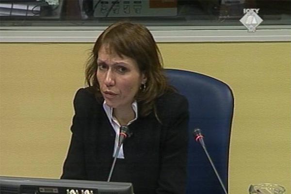Marijana Anđelković, svjedok na suđenju Ramushu Haradinaju, Idrizu Baljaju i Lahiju Brahimaju