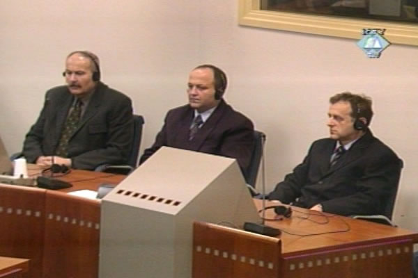 Željko Mejakić, Dušan Fuštar i Dušan Knežević u sudnici Tribunala