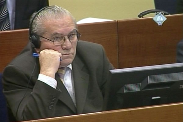 Milan Gvero u sudnici Tribunala