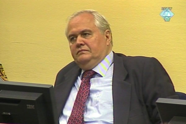 Milan Milutinović u sudnici Tribunala