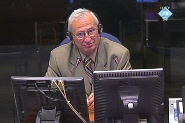 Miodrag Starčević, svjedok na suđenju Momčilu Perišiću