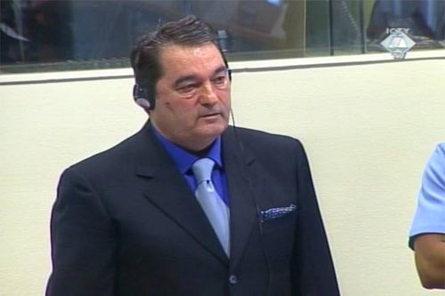 Nebojša Pavković u sudnici Tribunala