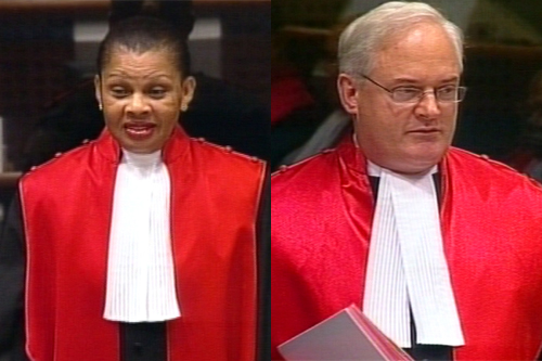 Janet Nosworthy sa Jamajke i Frank Hoepfel iz Austrije preuzeli su ulogu ad litem sudija u Tribunalu