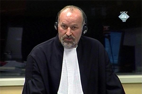 Stefan Waespi, drugi član tima optužbe na suđenju Anti Gotovini, Ivanu Čermaku i Mladenu Markaču