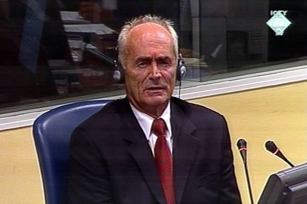 Mile Novaković, svjedok odbrane Momčila Perišića