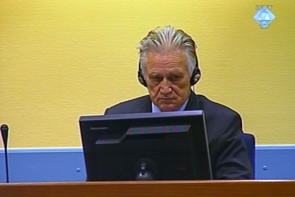 Momčilo Perišić u sudnici Tribunala