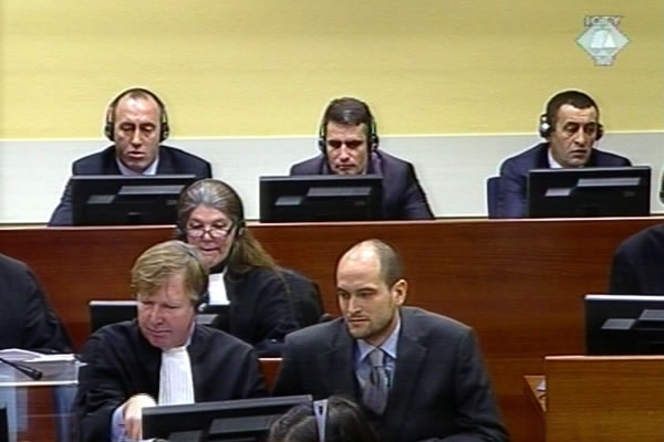 Ramush Haradinaj, Idriz Balaj i Lahi Brahimaj u sudnici Tribunala