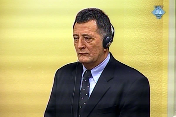Milan Tupajić u sudnici Tribunala