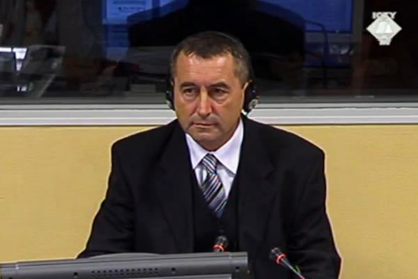 Milan Conjar, svjedok na suđenju Goranu Hadžiću 