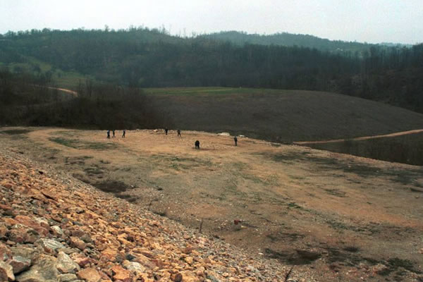 Mjesto streljanja na brani Petkovci 14. jula 1995. godine