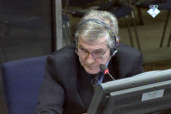 Radomir Radinković, svjedok na suđenju Radovanu Karadžiću 