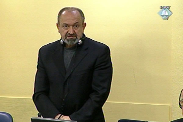 Vujadin Popović u sudnici Tribunala 