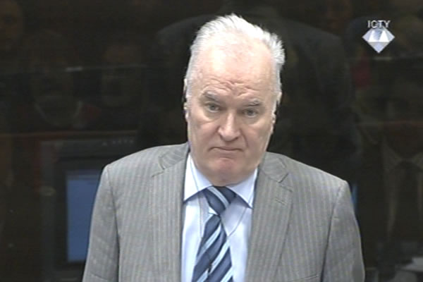 Ratko Mladić, svjedok na suđenju Radovanu Karadžiću 