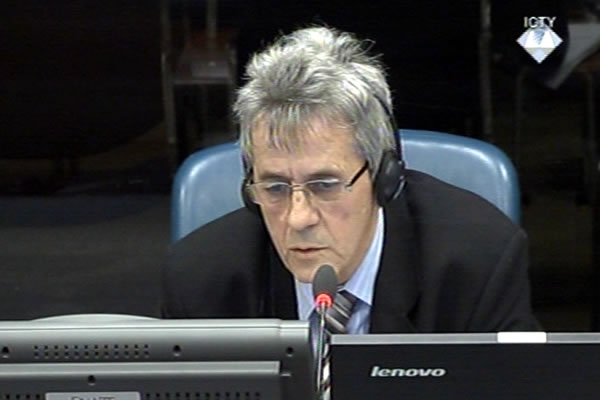 Mihajlo Orlović, svjedok na suđenju Radovanu Karadžiću 