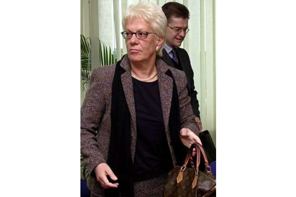Carla del Ponte, glavna tužiteljica Haškog tribunala
