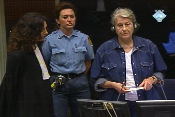 Biljana Plavšić svjedoči na suđenju Krajišniku