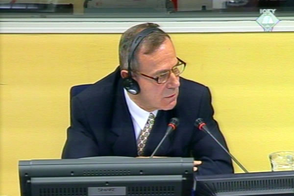 Branko Gajić, svjedok odbrane Momčila Perišića