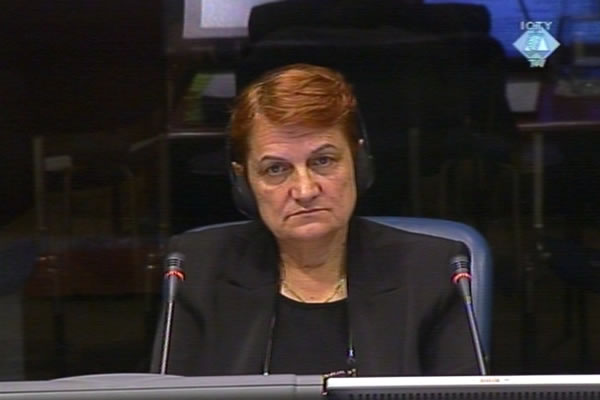 Danica Marinković, svjedok odbrane Vlastimira Đorđevića