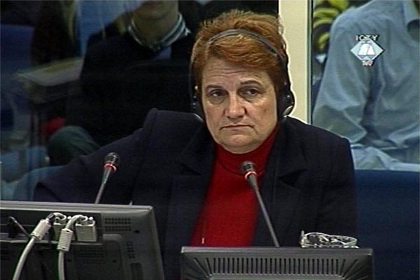 Danica Marinković, svjedok odbrane Sretena Lukića