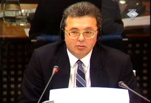Davor Strinović, svjedok na suđenju Slobodanu Miloševiću