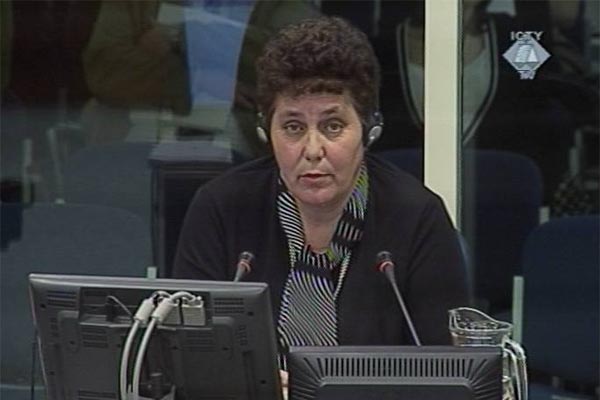 Ferida Likić, svjedok optužbe na suđenju šestorici bivših lidera bosanskih Hrvata