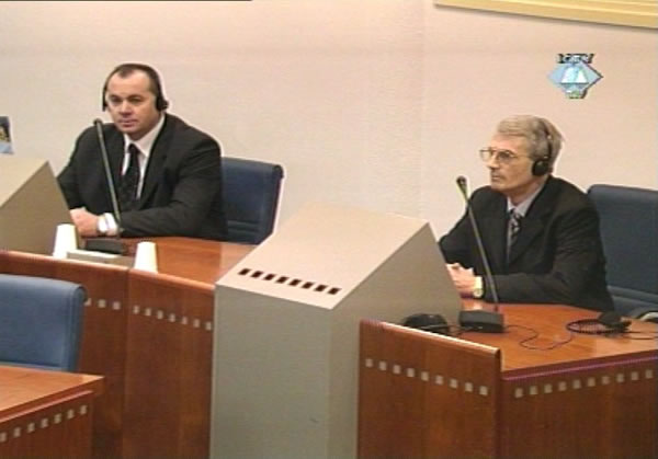 Enver Hadžihasanović i Amir Kubura u sudnici Tribunala