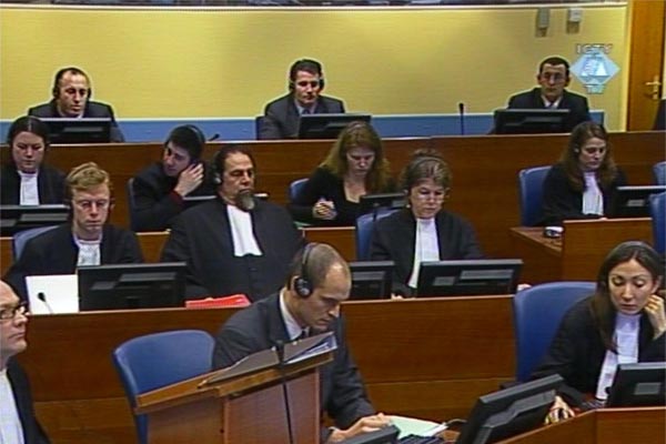Ramush Haradinaj, Idriz Balaj i Lahi Brahimaj u sudnici Tribunala zadnjeg dana suđenja