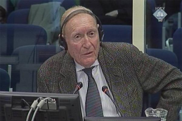 Herbert Okun, svjedok optužbe na suđenju šestorici bivših lidera bosanskih Hrvata