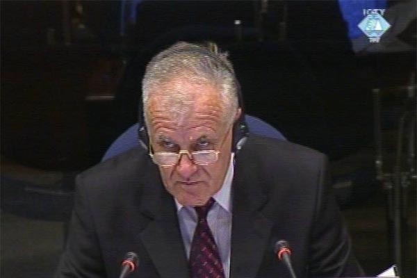 Josip Praljak, svjedok na suđenju šestorici bivših lidera bosanskih Hrvata