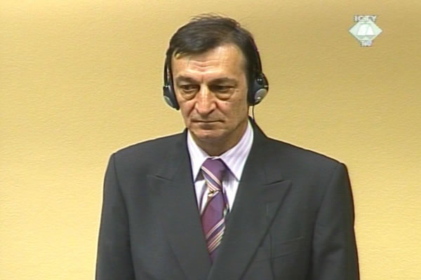 Ljubiša Petković u sudnici Tribunala