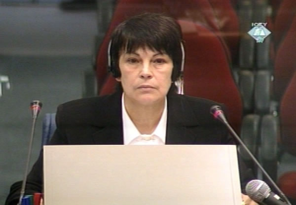 Lucijana Peko, svedok na sudjenju Pavlu Strugaru