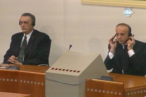 Ivica Marijačić i Markica Rebić u sudnici Tribunala