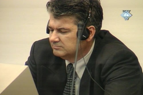 Mario Čerkez u sudnici Tribunala