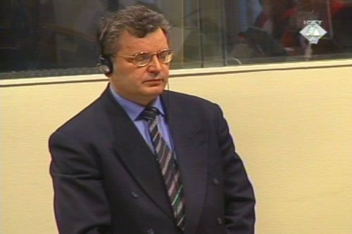 Milan Babić u sudnici Tribunala